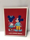 Vtg Walt Disney Productions Binder Mickey Minnie Mouse Lyric Card Made In Japan