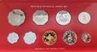 1976 Republic Of Malta 9-coin Decimal Proof Set W  Coa   20125 