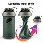  Water Purifier Bottle Filter Bottle W straw reusable 750ml Collapsible foldable