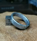 Muonionalusta Meteorite Carved Ring  Size us 11   Meteorite Ring
