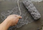 Walttools - Tru Texture Vertical Concrete Roller Sleeve - Rough Stone
