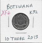 Botswana 10 Thebe 2013 K32 Gemsbock Antelope Royal Canadian Mint