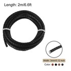 4pcs Braided Leather Cord 3mm Bolo Cord Rope For Jewelry Making 2m  4 Colors