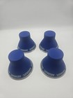 Absolut Vodka Martini Glasses     Set Of 4  Stainless Steel  Blue