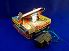 Louis Marx British Colony Of Hong Kong 1950s Boxed Tinplate Batt Op Skycruiser