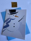 Lot Of 2 Papyrus  Small Christmas Holiday Card  3 75 In  X 4 75 In       