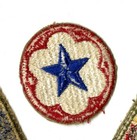 Army Service Forces White Back Patch Wwii Vintage