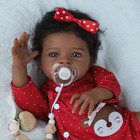 Reborn Baby Dolls  African  American  Realistic Newborn Girl Doll  Lifelike