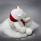 Large 27 5    Tall Coca-cola Plush Polar Bear   Vintage  
