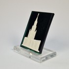 Vintage Soviet Desktop Souvenir Moscow Kremlin Tower Ussr Propaganda Retro Gift