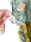 3 Nwt Vtg Vanity Fair   A s Panties Bikini Panty Sizes 4   5 Tropical Blue Pink