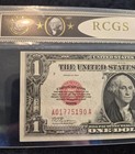 1928  1 Red Seal United States Note Legal Tender Fr  1500 Great Eye Appeal      