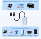 Video Capture Card  Usb3 0 Hdmi To Usb C Capture Card  4k 1080p 60fps