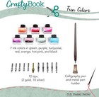 Craftybook Calligraphy Pens For Writing - 12 Nib Wooden Dip Pen Set For