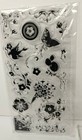 New  Inkadinkado Clear Rubber Stamp Set  Spring Inspired  Flowers  Birds  Block