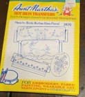 Lot Of 5  Aunt Martha s Hot Iron Transfers Embroidery  3660 3285 3796 3870 3268