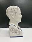 L n  Fowler Phrenology Ceramic Head Bust Statue 12  Psychology Pseudoscience Dec