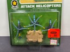Mega Force Attack Helicopters V Rocs Army Die Cast Vehicle Set 1989 Kenner