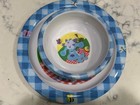 Blues Clues Vintage 2002 Zak Designs Melamine Plate   Bowl Set