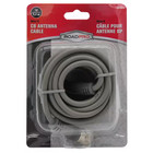 New Durable 18 Ft Rg8x Coax Cable Pl259 Ends Low Loss Cb Antenna Cable Gray