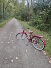 1930 s 1940   s  Womens Schwinn Vintage Shelby Cadillac Refurbished Bike Bicycle 