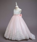Princess Kids Birthday Flower Girls Dress Bowknot Baby Party Wedding Clothes