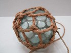 Authentic 3 1 4 Inch Japanese Netted Glass Float Ball Buoy  2 5c2330 