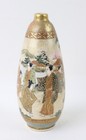 Japanese Meiji Signed Hekizan        Satsuma Vase 3 5  Tall Excellent Condition