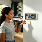 Hd Smart Silver Camera Peephole Viewer Camera Digital Door Eye With Screen 200w