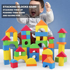 Foam Building Blocks For Toddlers 2-4  41 Pieces Eva Soft Stacking Blocks  Baby 