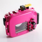 60m Waterproof Diving Underwater Housing Case For Olympus Tg4 Camera Rose Red
