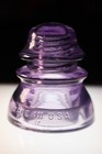 Pristine Purple Whitall Tatum Glass Insulator No  1 Made In Usa 17 - Nice  