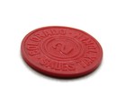 Vintage Colorado Sales Tax Token 2 Mill Red Plastic 1930s-40s Exonumia Coin