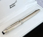 Hot Montblanc Fountain Pen Vip With Box - Meisterst  ck Solitaire Silver Barley