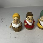 Fisher Price Little People Disney Snow White Dwarfs Lot Of 5 2012 Sleepy Happy