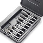 8pcs Tungsten Carbide Burrs Rotary Burr Set Head 1 4   Shank Die Grinder Bit Us