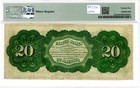 1862  20 Legal Tender Note Chittenden   Spinner Fr 124b 25 Pmg 1998383-006