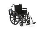 Medline Guardian K1 Wheelchair W swing Back Footrest   Desk Arms Lengt 18in Seat