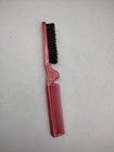 Vintage Goody Folding Red Brush   Comb Nylon Bristles Made Usa