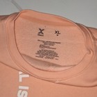 Xersion Girls Xl  14  Peach Pullover Crewneck Sweatshirt Graphic Slogan