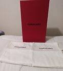 Salvatore Ferragamo Empty Shoe Box  2 Dust Bag 