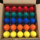 25 C9 Multicolor Ceramic With Yellow Incandescent Christmas Light Bulbs 7 Watt