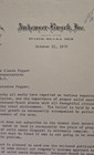 Extremely Rare  August A  Busch  Jr  Typed Letter Signed  1970 Re  Pollution 