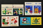 Travelstamps  1962-1965 Us Christmas Seals - 4 Se-tenant Pairs - Mint Mnh Og