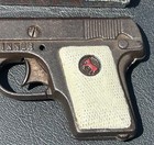 Vintage 1940s Rare Hubley Colt Logo Marked  winner  Toy Cap Gun Cast Iron W  Box