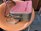 Marc Jacobs The Box Womens Pink Leather Double Zip Crossbody Bag