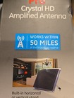 Ge Pro Crystal Hd Amplified Indoor Antenna 1080p Hdtv-vhf-uhf 4k Ultra