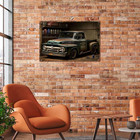 Vintage Racing Metal Sign  Retro Garage Tin Sign  Car Lover Gift wall Decor