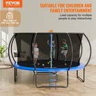 New 14ft Trampoline  450 Lbs Trampoline With Enclosure Net  Ladder  And Curv