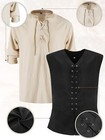 6 Pcs Men s Renaissance Costume Set - Medieval Outfit For Parties   Cosplay